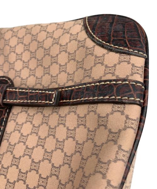 CELINE（セリーヌ）CELINE (セリーヌ) ブギーバッグ ピンク×ブラウンの古着・服飾アイテム