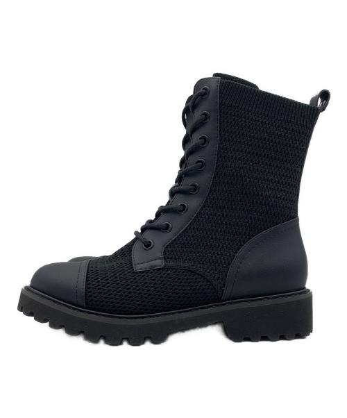 VIVAIA（ビバイア）VIVAIA (ビバイア) レースアップブーツ ブラック サイズ:35.5の古着・服飾アイテム