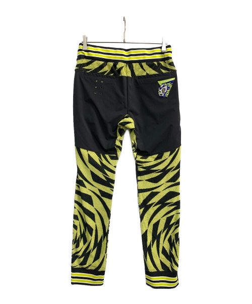 RUSSELUNO（ラッセルノ）RUSSELUNO (ラッセルノ) ゴルフウェア パンツ ブラック×イエロー サイズ:4の古着・服飾アイテム