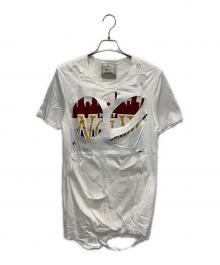 Maison MIHARA YASUHIRO（メゾン ミハラ ヤスヒロ）の古着「ダメージ加工レイヤードカットソー」｜ホワイト