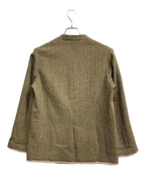 R'IAM PLAGE（リアム プラージュ）R'IAM PLAGE (リアム プラージュ) ダブルジャケット カーキ サイズ:36の古着・服飾アイテム