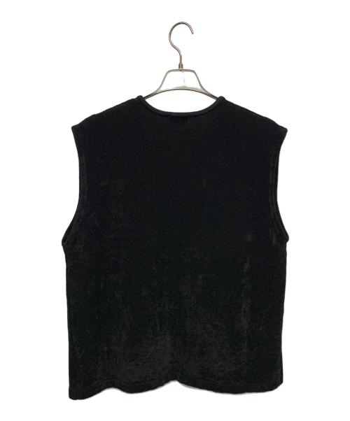 BALLSEY（ボールジィ）BALLSEY (ボールジィ) ベルベット4ポケットジレ ブラック サイズ:Sの古着・服飾アイテム