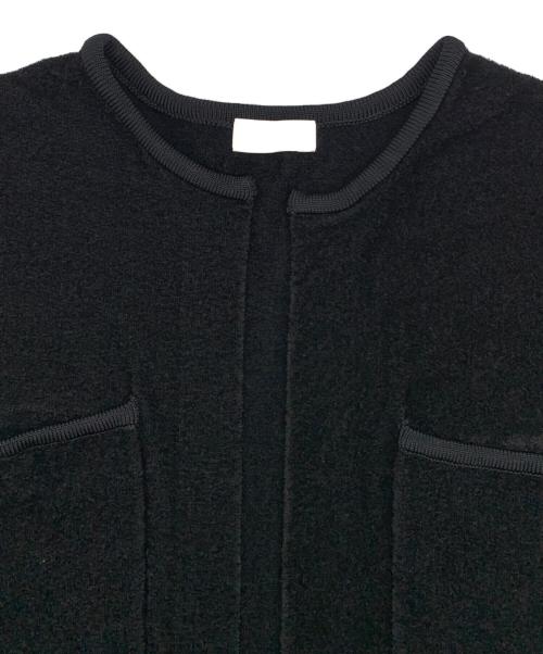 BALLSEY（ボールジィ）BALLSEY (ボールジィ) ベルベット4ポケットジレ ブラック サイズ:Sの古着・服飾アイテム