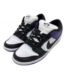 NIKE SB（ナイキエスビー）の古着「DUNK LOW PRO COURT PURPLE (ダンクロー プロ コートパープル)」｜ブラック×パープル