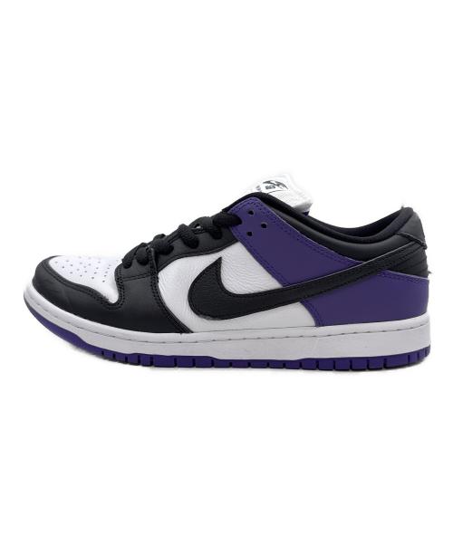 NIKE SB（ナイキエスビー）NIKE SB (ナイキエスビー) DUNK LOW PRO COURT PURPLE (ダンクロー プロ コートパープル) ブラック×パープル サイズ:28cmの古着・服飾アイテム
