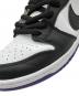 中古・古着 NIKE SB (ナイキエスビー) DUNK LOW PRO COURT PURPLE (ダンクロー プロ コートパープル) ブラック×パープル サイズ:28cm：11000円