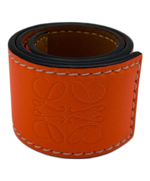 LOEWE（ロエベ）LOEWE (ロエベ) スラップブレスレット オレンジの古着・服飾アイテム