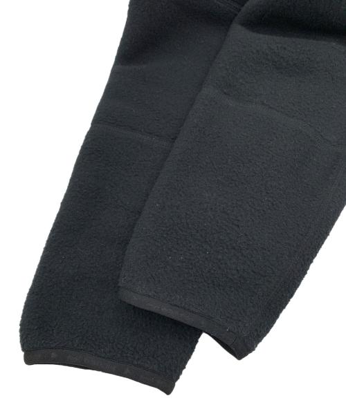 and wander（アンドワンダー）and wander (アンドワンダー) ウールフリースカーディガン ブラック サイズ:Sの古着・服飾アイテム