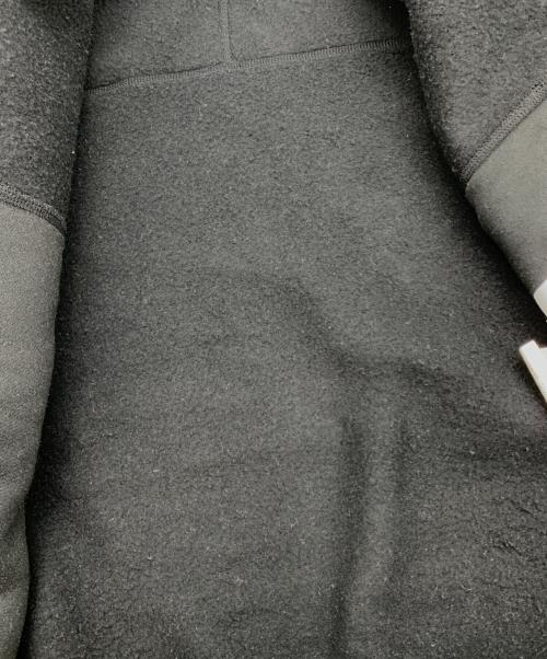 and wander（アンドワンダー）and wander (アンドワンダー) ウールフリースカーディガン ブラック サイズ:Sの古着・服飾アイテム