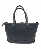 PELLE MORBIDAペッレモルビダ）の古着「レザートートバッグ」｜ブラック