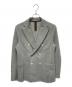eleventy（イレブンティ）の古着「コットンジャージピークドラベルダブルジャケット」｜グレー