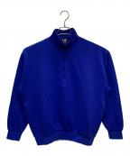adidasアディダス）の古着「バスケットボールハーフジップスウェットシャツ」｜ブルー