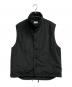 ATON（エイトン）の古着「コットンパデットベスト」｜ブラック