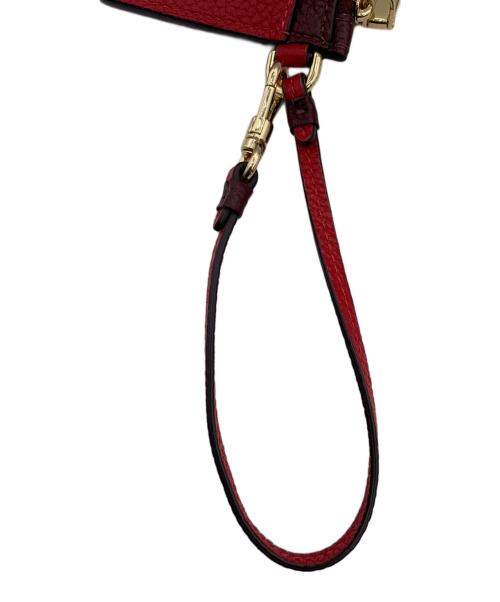 Kate Spade（ケイトスペード）Kate Spade (ケイトスペード) カードケース レッドの古着・服飾アイテム