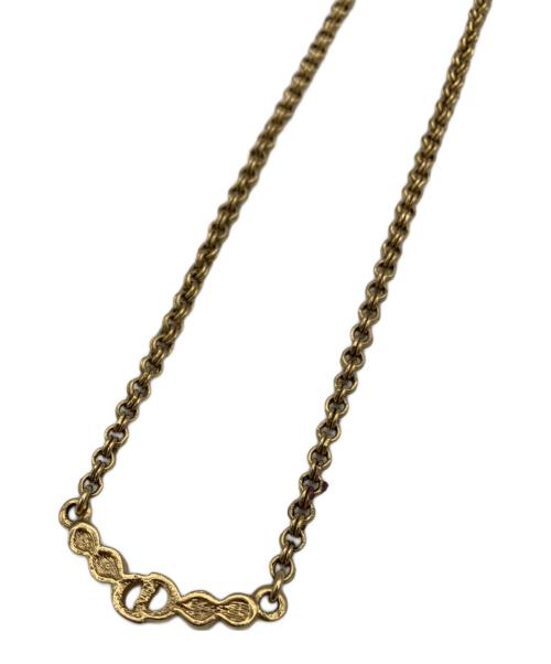 Christian Dior（クリスチャン ディオール）Christian Dior (クリスチャン ディオール) CDロゴネックレス ゴールドカラー ゴールドの古着・服飾アイテム