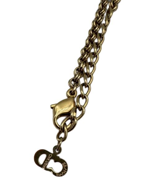 Christian Dior（クリスチャン ディオール）Christian Dior (クリスチャン ディオール) CDロゴネックレス ゴールドカラー ゴールドの古着・服飾アイテム