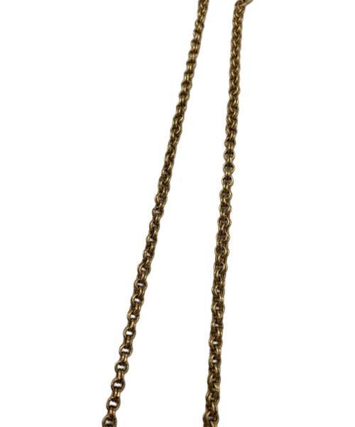 Christian Dior（クリスチャン ディオール）Christian Dior (クリスチャン ディオール) CDロゴネックレス ゴールドカラー ゴールドの古着・服飾アイテム