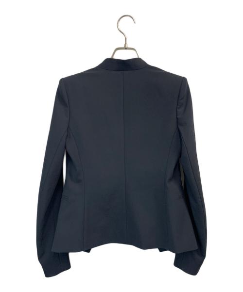 theory（セオリー）theory (セオリー) ノーカラージャケット ネイビー サイズ:00の古着・服飾アイテム