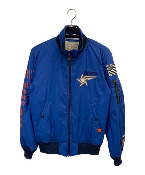 AVIREX（アヴィレックス）AVIREX (アヴィレックス) ナイロンジャケット ブルー サイズ:Lの古着・服飾アイテム