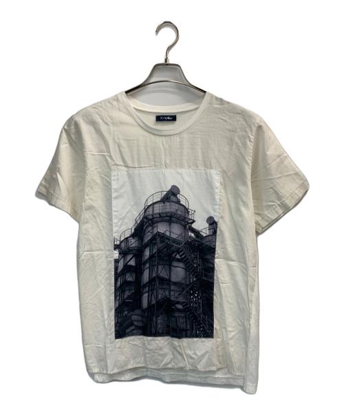 N'enuphar（ネニュファール）N'enuphar (ネニュファール) プリントTシャツ 「虚構」 ホワイト サイズ:記載なしの古着・服飾アイテム