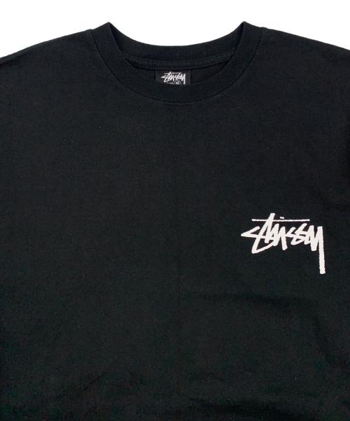 stussy（ステューシー）stussy (ステューシー) WITHERED FLOWER TEE ブラック サイズ:Mの古着・服飾アイテム