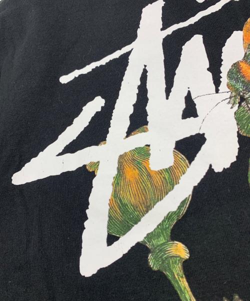 stussy（ステューシー）stussy (ステューシー) WITHERED FLOWER TEE ブラック サイズ:Mの古着・服飾アイテム