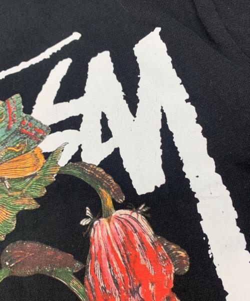 stussy（ステューシー）stussy (ステューシー) WITHERED FLOWER TEE ブラック サイズ:Mの古着・服飾アイテム