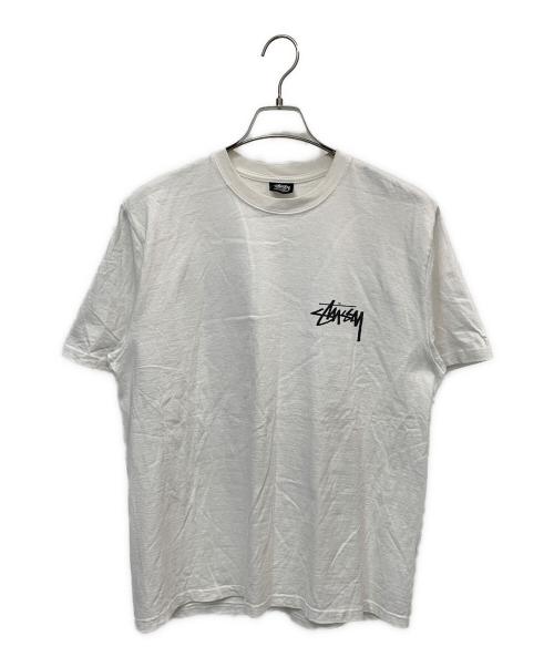 stussy（ステューシー）stussy (ステューシー) WITHERED FLOWER TEE ホワイト サイズ:Mの古着・服飾アイテム