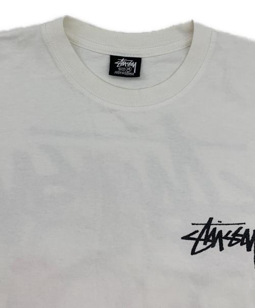 stussy（ステューシー）stussy (ステューシー) WITHERED FLOWER TEE ホワイト サイズ:Mの古着・服飾アイテム