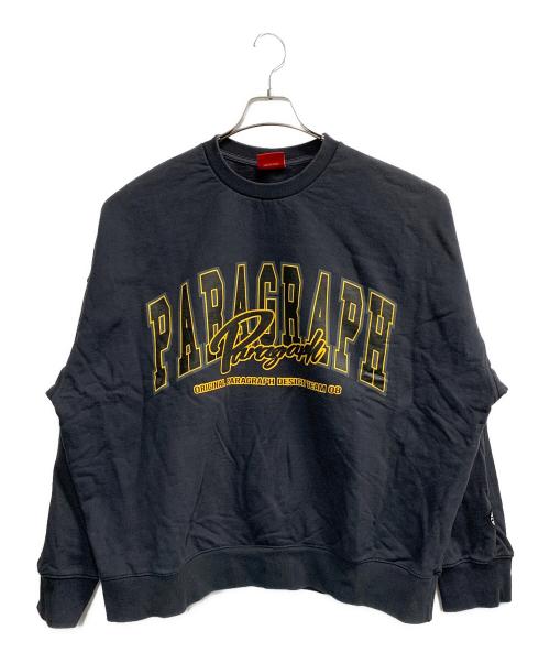 paragraph（パラグラフ）paragraph (パラグラフ) バーコードプリントスウェット グレー サイズ:記載無しの古着・服飾アイテム