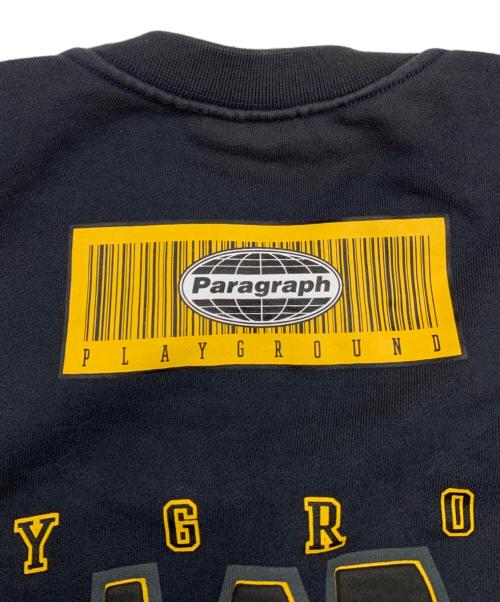 paragraph（パラグラフ）paragraph (パラグラフ) バーコードプリントスウェット グレー サイズ:記載無しの古着・服飾アイテム