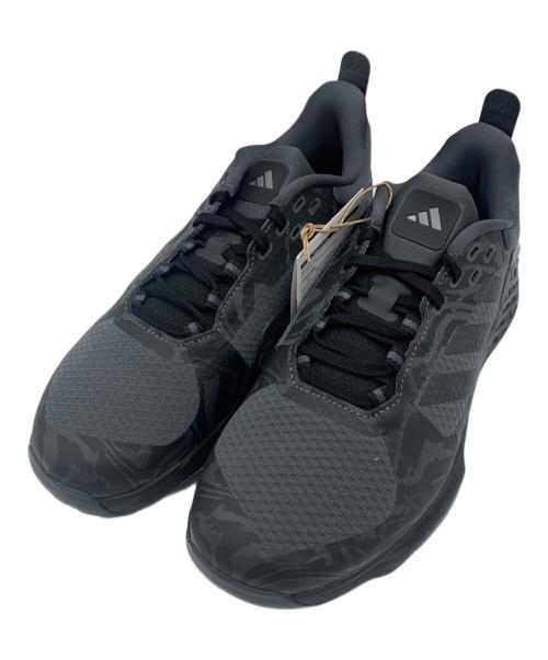 adidas（アディダス）adidas (アディダス) トレーニングシューズ ブラック×グレー サイズ:25cmの古着・服飾アイテム