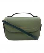 Kate Spadeケイトスペード）の古着「ハンドル クロスボディ/2WAYバッグ」｜カーキ