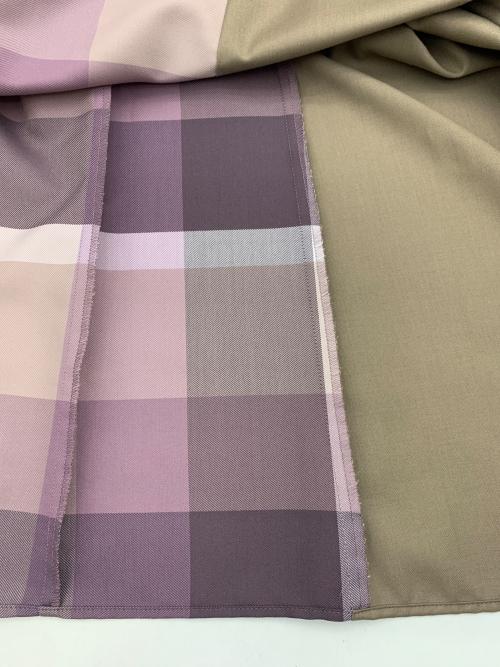 BLUE LABEL CRESTBRIDGE（ブルーレーベルクレストブリッジ）BLUE LABEL CRESTBRIDGE (ブルーレーベルクレストブリッジ) ソフトクリアツイルシャツドレス ブラウン サイズ:38の古着・服飾アイテム