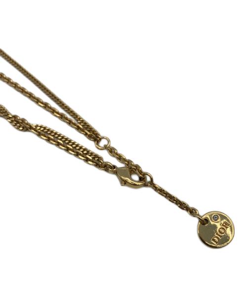 Dior（ディオール）Dior (ディオール) ダブルブレスレット ゴールドメッキの古着・服飾アイテム