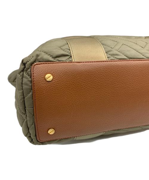 TORY BURCH（トリーバーチ）TORY BURCH (トリーバーチ) キルティングトートバッグ カーキの古着・服飾アイテム
