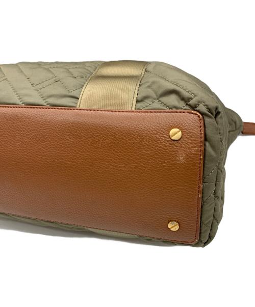 TORY BURCH（トリーバーチ）TORY BURCH (トリーバーチ) キルティングトートバッグ カーキの古着・服飾アイテム