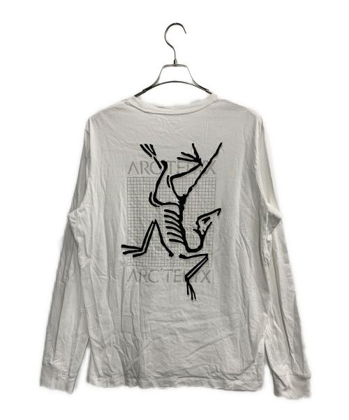 ARC'TERYX（アークテリクス）ARC'TERYX (アークテリクス) アークマルチバード ロゴ ロングスリーブ ホワイト サイズ:Lの古着・服飾アイテム