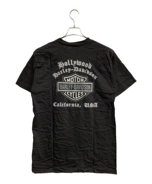 HARLEY-DAVIDSON（ハーレーダビッドソン）HARLEY-DAVIDSON (ハーレーダビッドソン) HOLOUBEK (ホロウベック) 00'sプリントTシャツ ブラック サイズ:Lの古着・服飾アイテム