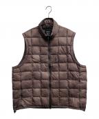 GRAMICCI×TAION×BEAMSグラミチ×タイオン×ビームス）の古着「ダウンベスト」｜ブラウン