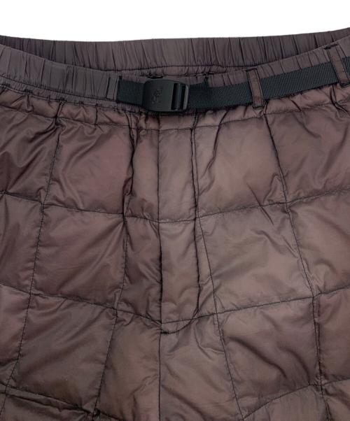 GRAMICCI（グラミチ）GRAMICCI (グラミチ) ダウンパンツ ブラウン サイズ:ASIA L/US Mの古着・服飾アイテム
