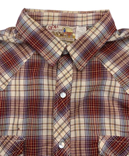 GAP（ギャップ）GAP (ギャップ) 70-80sウエスタンシャツ ブラウン サイズ:XLの古着・服飾アイテム