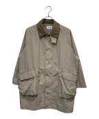 niko andニコアンド）の古着「ライトハンティングコート」｜ベージュ