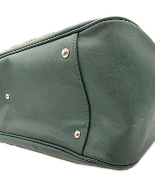 KITAMURA（キタムラ）KITAMURA (キタムラ) ボストンバッグ ゴリラ モチーフ グリーンの古着・服飾アイテム