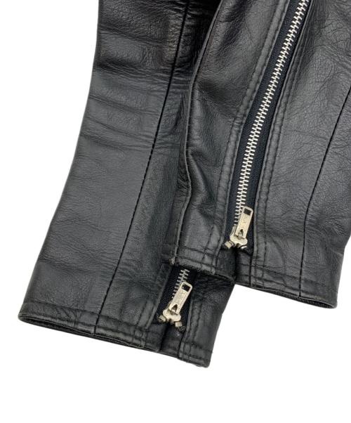 KADOYA（カドヤ）KADOYA (カドヤ) レザーライダースジャケット ブラック サイズ:Lの古着・服飾アイテム