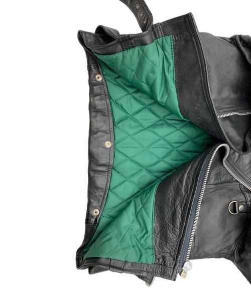 KADOYA（カドヤ）KADOYA (カドヤ) レザーライダースジャケット ブラック サイズ:Lの古着・服飾アイテム