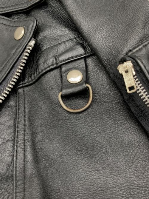 KADOYA（カドヤ）KADOYA (カドヤ) レザーライダースジャケット ブラック サイズ:Lの古着・服飾アイテム