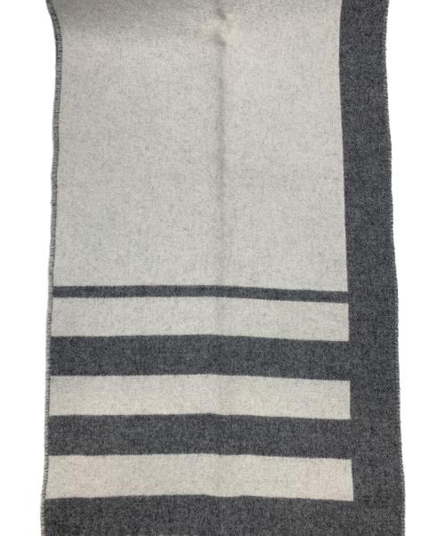 HERMES（エルメス）HERMES (エルメス) マフラー カシミヤ グレーの古着・服飾アイテム