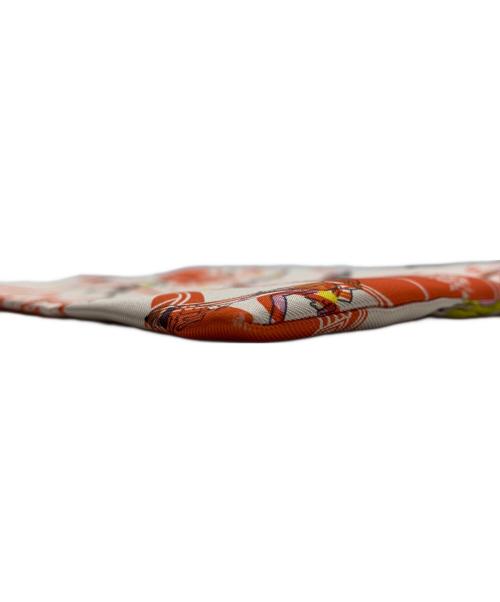 HERMES（エルメス）HERMES (エルメス) コスメポーチ オレンジの古着・服飾アイテム