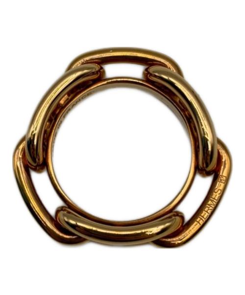 HERMES（エルメス）HERMES (エルメス) スカーフリング ゴールドの古着・服飾アイテム